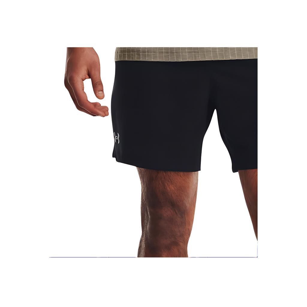 Under Armour Meridian Comfortable Soft Lightweight Solid Color Casual Shorts Men shorts Black 1386977-001