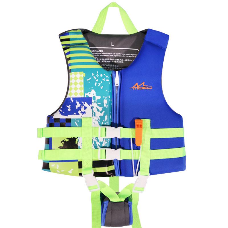 Children's Neoprene Life Jacket - Beginner Buoyancy Vest for Swimming and Water Park Safety
