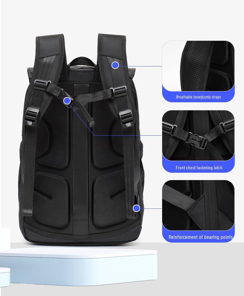 Men’s and Women’s Stylish Waterproof Travel and Business Backpack with Laptop Compartment