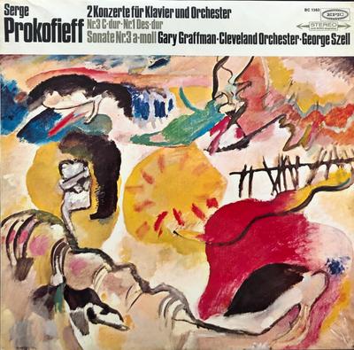 LP Record SERGEI PROKOFIEV  GARY GRAFFMAN    2 Konzerte Fr Klavier Und Orcheste BC1363 Epic Germany Classical Used