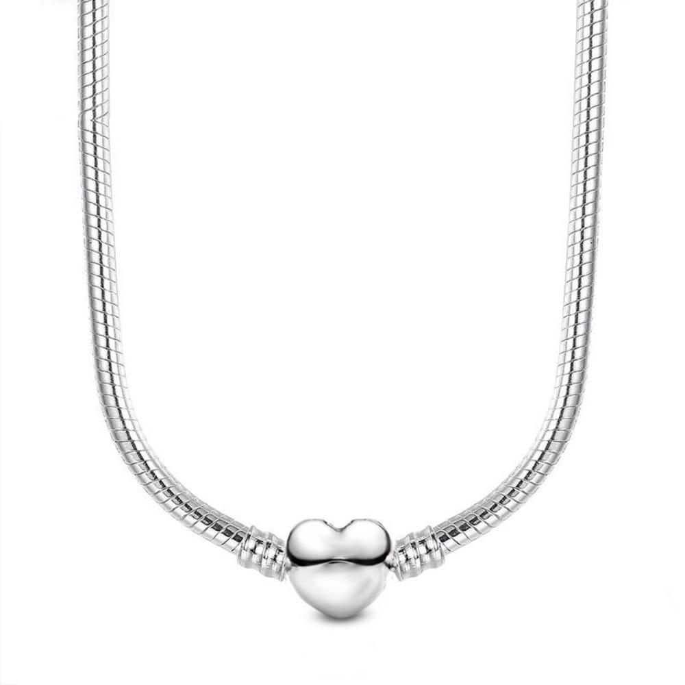 45cm Threaded Snake Chain Necklace Trendy Elegant Design for Ladies Fashion Accessory