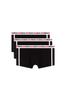 Diesel Men's Boxer Briefs, 3-Pack, XL, Black, 00SAB20AMAL, E3784