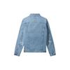Levis Solid Color Ripped Collar Denim Jacket Unisex Jackets Blue 85248-0018
