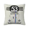 Herbie 53 Classic Racing Car Logo Cushion Cover Soft Polyester Throw Pillow Case For Sofa Car Seat Decoration Bedding Pillowcase