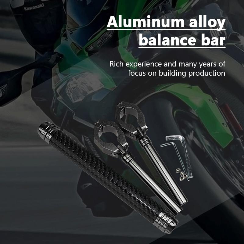 SEAMETAL 22mm Motorcycle Handlebar Handle Grip Adjustable Crossbar Balance Bracket Steering Wheel Reinforce Replacement Expansion