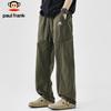 Paul Frank Men's Relaxed Straight Leg Cargo Pants