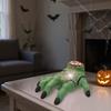 Yousheng Remote Control Crawling Hand Prank Toy Spooky Halloween Animated Zombie Hand with LED Light for Haunted House Yard Lawn Decor