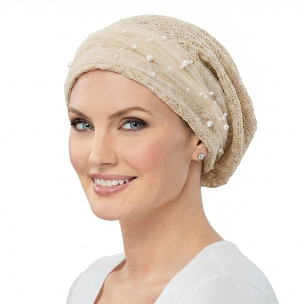Beading Muslim Hijab Hats Cotton Turban Head Wrap Headwrap Underscarf Hat Cancer Bandanas