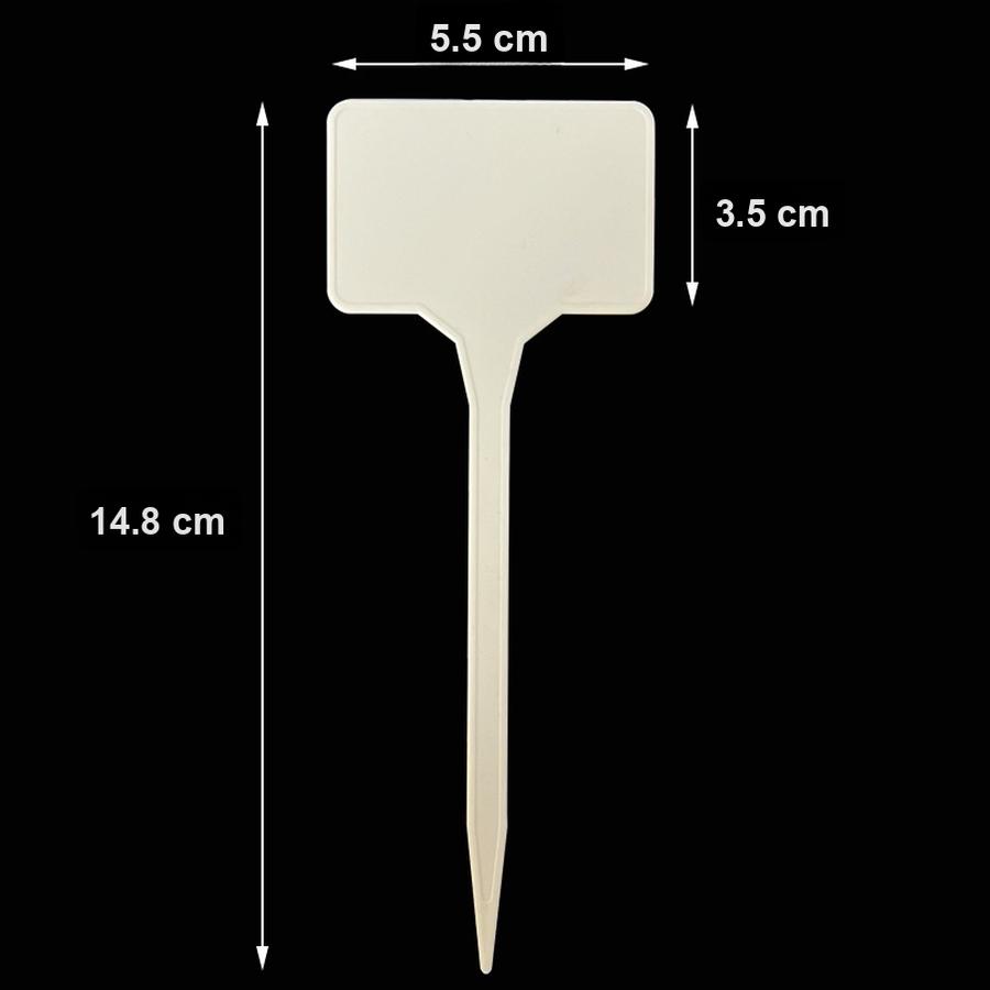 10 Stück Blumentopf Kunststoff Sukkulente Gartenmarkierer Pflanzenetikett Anhängeetikett