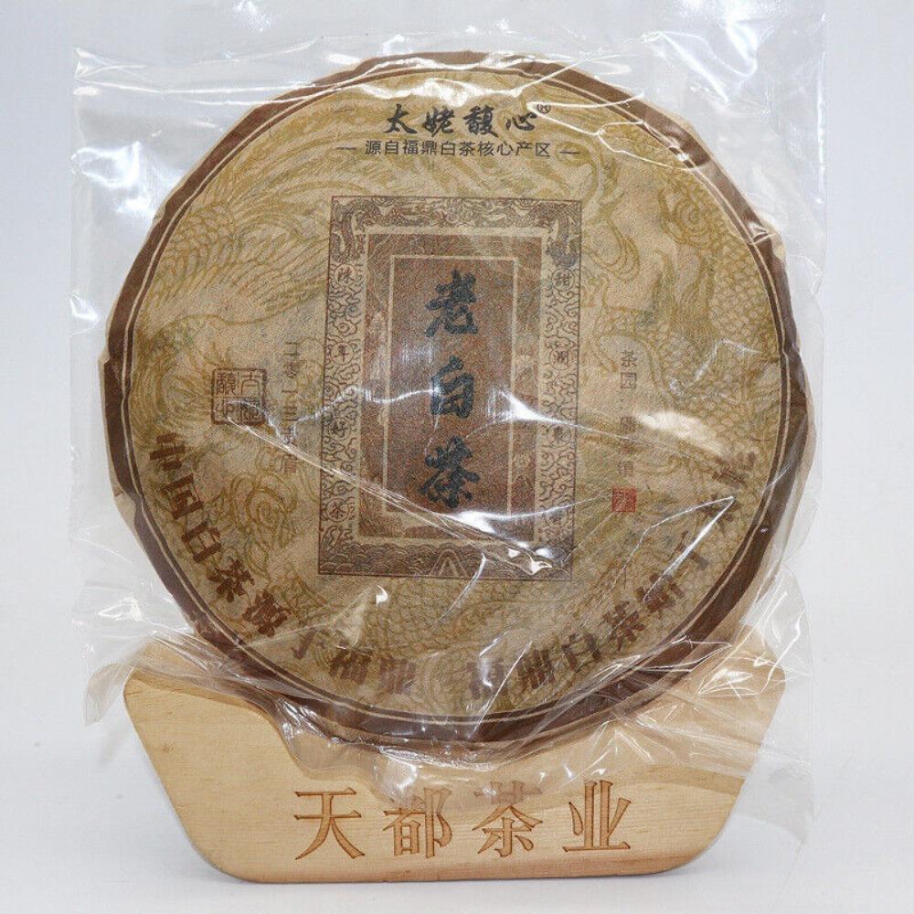 350G Fuding White Tea Cake Gongmei Alpine Sun Date Fragrance Cooked Drunk Tea