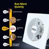 220V EU/UK/AU 4"6" Electric Exhaust Fan Toilet Powerful Mute Extractor Household Wall Kitchen Inbline Duct Fan Ventilation Fan