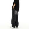 High Street Washed Old Ripped Jeans Men's Summer Trend High Street Retro Loose Straight Casual Pants Straight