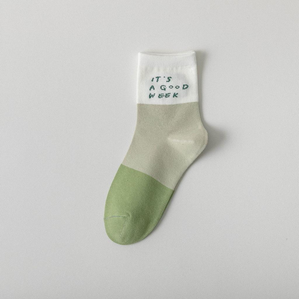 Spring And Autumn Socks Fashion Trend Dongdaemun Fruit Socks Medium Tube Socks Cotton Socks Personalized Student Socks