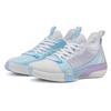 New 361° Chan 3 MOD Ice Blade Durable Breathable Mid Top Basketball Shoes Women's White Blue 582221118-3