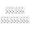 Garden Fence 5 Pcs Black Steel
