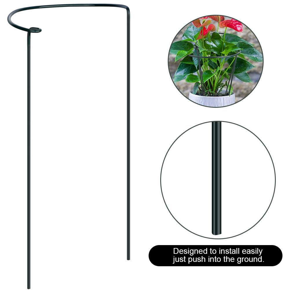 Plant Support Plant Stake Half Round Plant Support Ring Garden Flower Support Plant Support Stakes