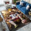 1pc Office Printed Area Carpet, Ancient Warrior Rug, Home Sofa Chair Mat For Christmas and Halloween Décor