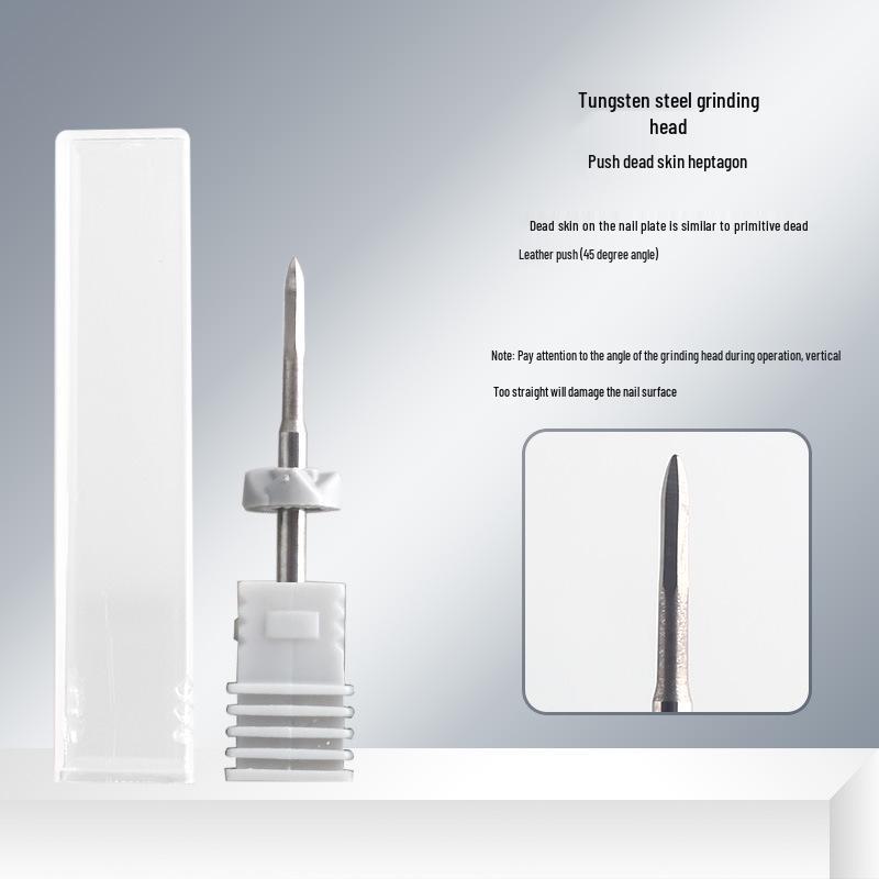 Nail Art Tungsten Steel Drill Bit for Cuticle Removal & Pre-treatment Gel Polish