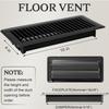 High-efficiency Heavy Duty Vent Grille Metal Floor Vent Covers  Office Building