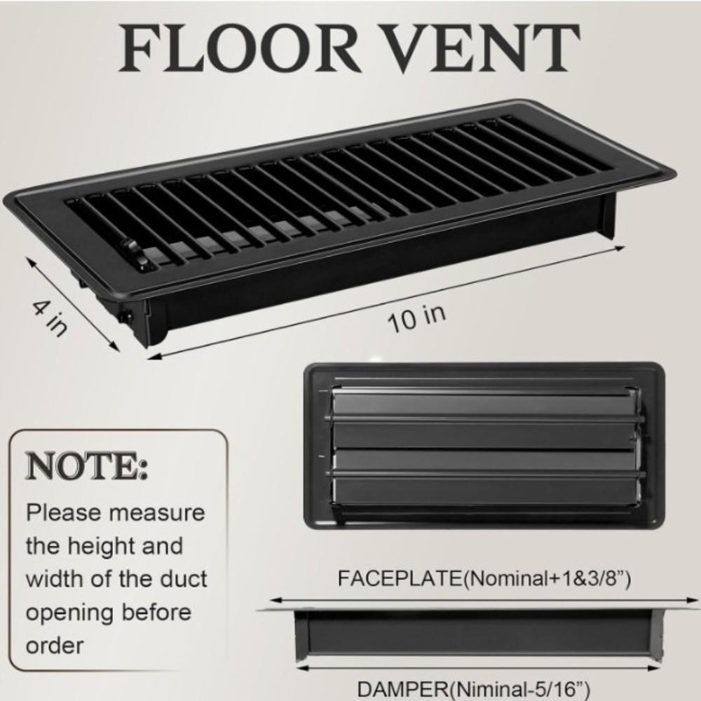 High-efficiency Heavy Duty Vent Grille Metal Floor Vent Covers  Office Building