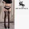 Lace Suspender Thigh-High Stockings with Over-the-Knee Design
