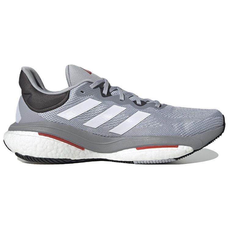 adidas SolarGlide 6 Halo Silber Scharlachrot Herren Sneaker Grau Wolkenweiß Besser-Scharlachrot HP9813