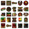 50PCS Juneteenth Black History Stickers, American Independence Day Decals for Phone, Laptop & Luggage