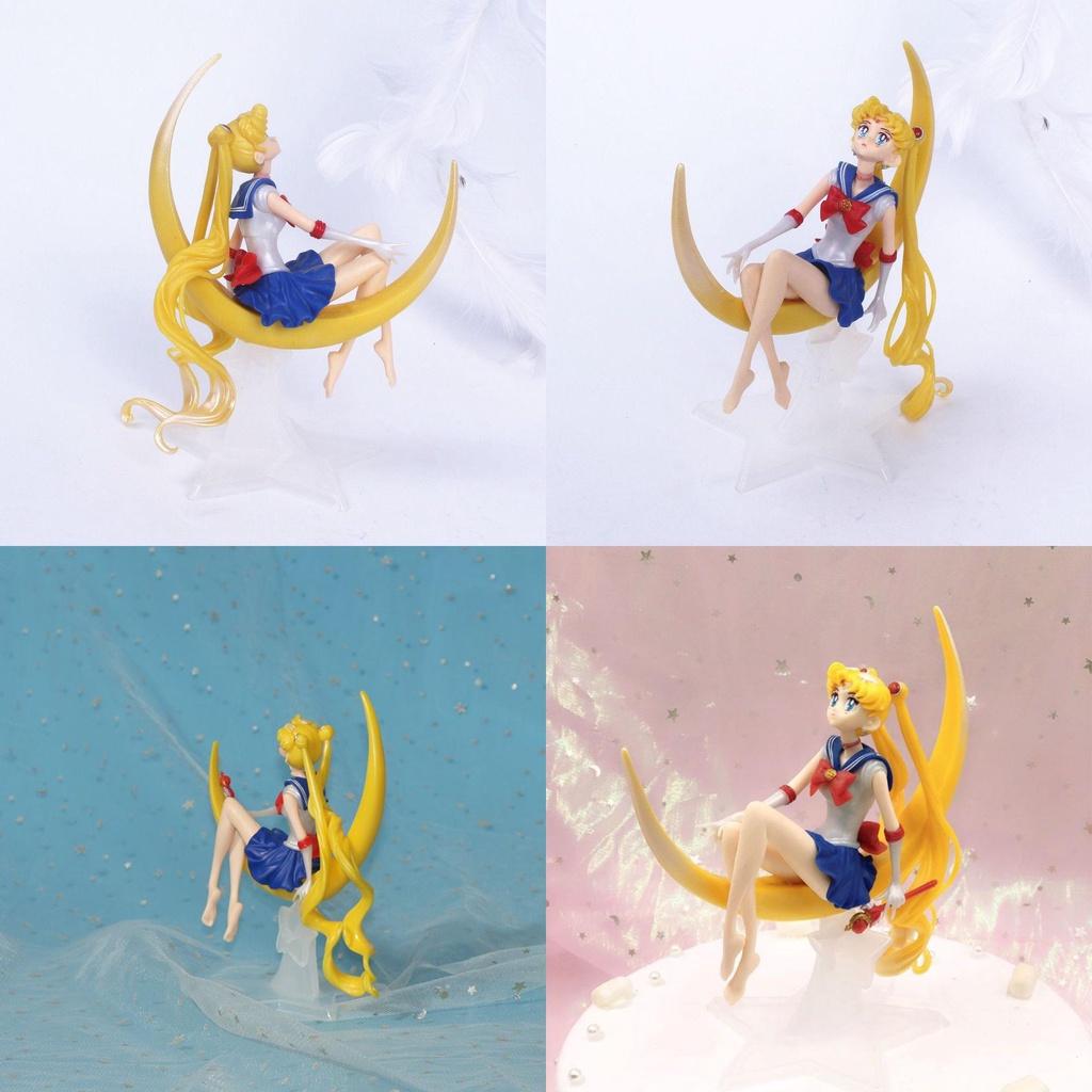Handcrafted Sailor Moon Figures For Charming Cake And Dollhouse Decorations
