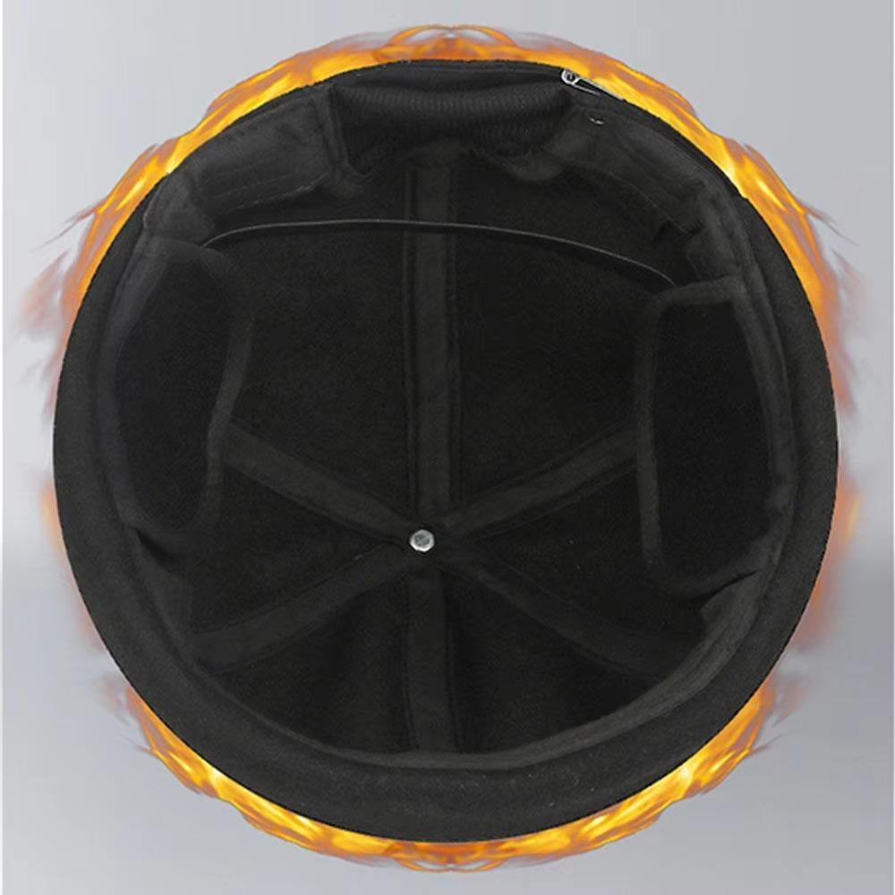 Casual With Earmuffs Warm Beanie Cap Adjustable Windproof Brimless Beanie Cap Fleece-Lined Thermal Dome Melon Cap Winter