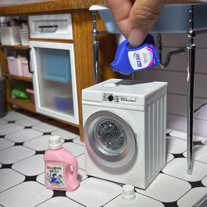 1 Piece Dollhouse Mini Laundry Detergent Model Supermarket Miniature Scene Decoration Doll Accessories