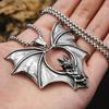 Dark Bat Necklace Pendant