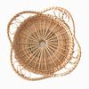 Ins Style Hand-woven Tea Coaster Rattan Insulation Pad Simple Creative Cup Holder Circular Flower Shape Household Parts