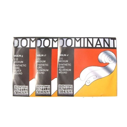 

Thomastik Dominant 3/4 Violin Strings, ADG Set: No. 131 A String, No. 132 D String, and No. 133 G String