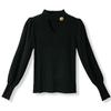 Solid Color Semi High Neck Hollow Knitted Base Sweater for Women Autumn Sexy Pullover Sweater for Women