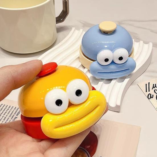 Pet Training Bell Cute Counter Bell Cartoon Style Service Bell Desk Bell for Dog Training Trivia Games Restaurant School