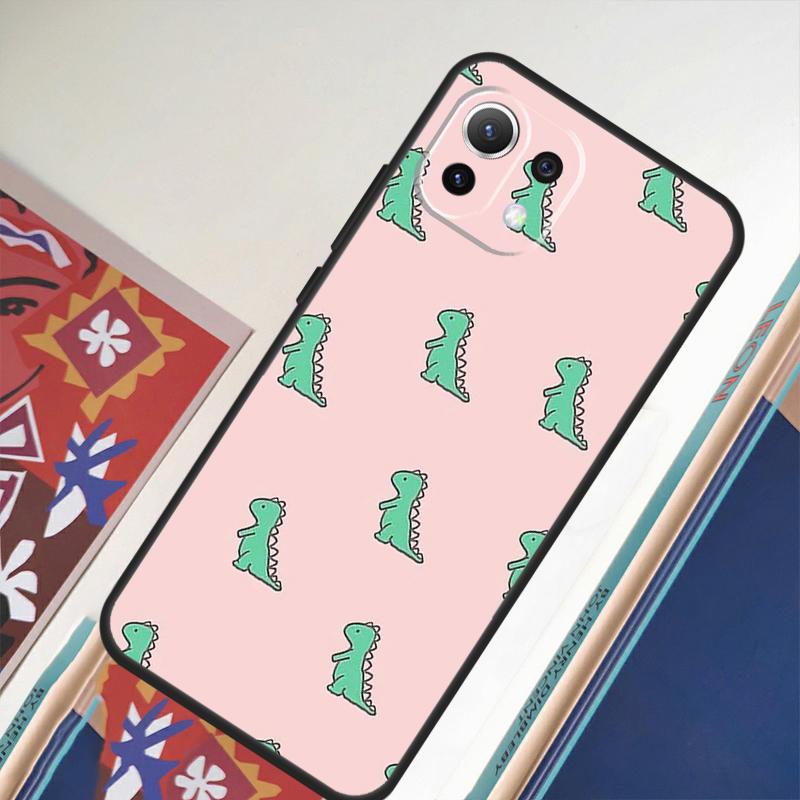 Cute Dino Aesthetic Dinosaur For Xiaomi 11T 12T 13 Pro 12 11 Lite Phone Case For POCO F5 X5 Pro F4 X4 GT F3 M5 X3 Pro