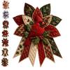 DIY Quilted Christmas Wreath Sewing Kit Fabric Door Hanging Ornament Gingerbread Tree Handmade Holiday Craft Decor Set