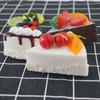 Can be Placed Cake Model PU Material Kids Toys Multipurpose Simulation Cake  Dessert Display