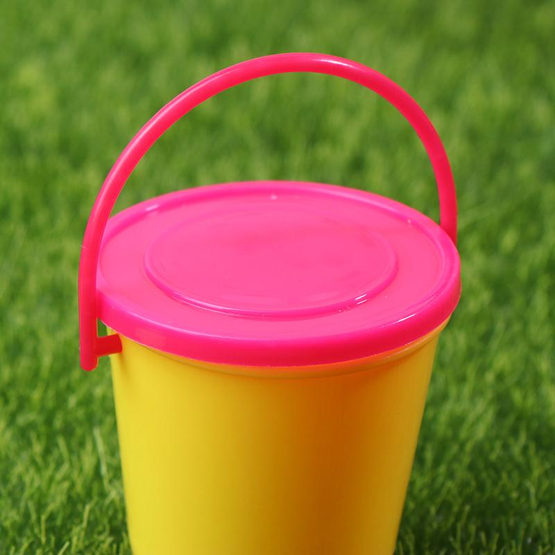 1/12 Dollhouse Mini Buckets With Cover Dollhouse Kitchen Bucket Decoration Dolls House Home Accessories