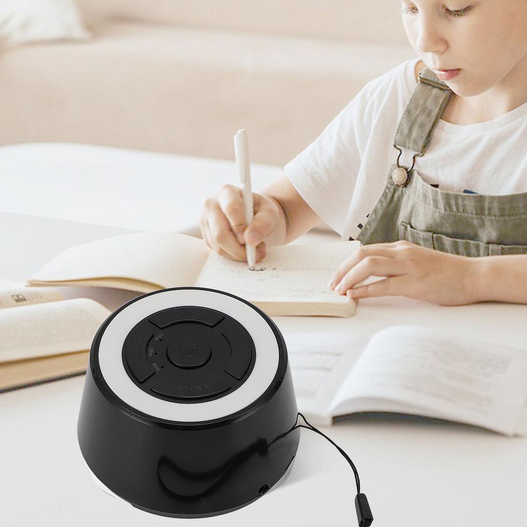 White Noise Sound Machine Portable Relaxing Sounds Built in Timer Adults Baby Sleeping Machine for Home Travel