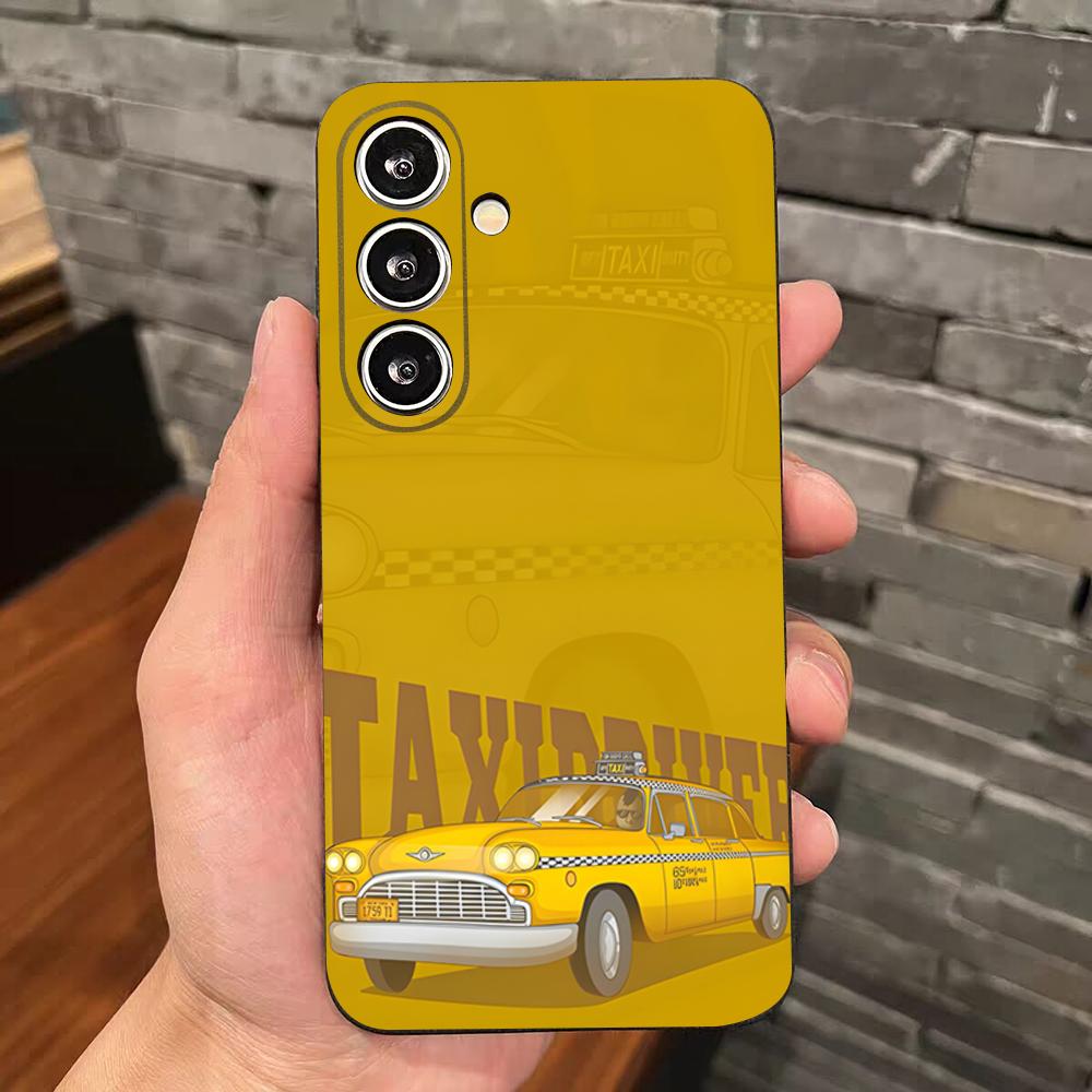 

NYC Yellow Taxi Phone Case For Samsung S26 S25 Edge S24 S23 S22 S21 S20 Ultra Plus Fe Galaxy Silicon Cover Galaxy S25