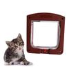 Transparent Cat Flap Doors Magnetic Lock Pet Entry Gate Door  Pet Accessories