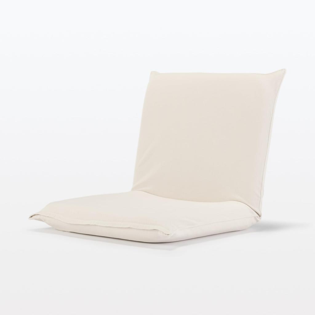 MUJI Seat Width X Depth 68 X Height 53 Washed Cotton Canvas 12911043 Chair, Large, 62.5 Cm,