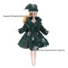 2025 New Barbie 11-inch Fashion Christmas Dress-up Set: Skirt & Hat