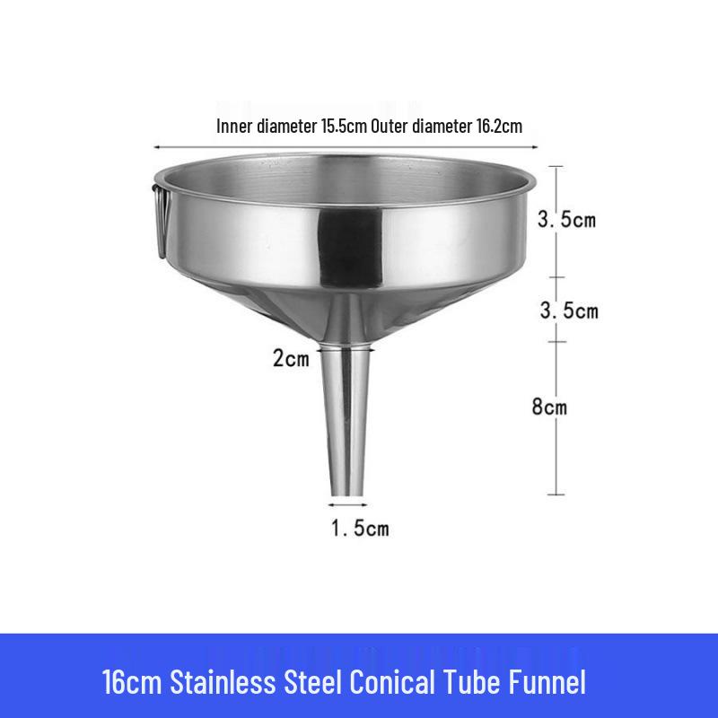 Heavy-Duty Stainless Steel Large Funnel for Industrial Fuel and Oil Press Machines