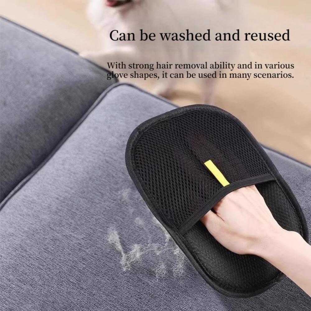 3PCS Cat Hair Cleaner Electrostatic Hair Removal Pet Gloves Two-way Bristle Remover Brush Sticky Hair Artifact Dog Comb Shaving