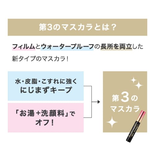 Heroine Make Micro Mascara Advanced Film 01 Jet Black 4.5g Ultra-fine brush that emphasizes all eyelashes Hot water + Facial cleanser off