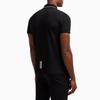 Emporio Armani EA7 Logo Emblemat Bluza Komfortowa Koszulka Polo z Krótkim Rękawem Męska Czarna 8NPF16-PJVUZ-1200