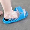 Simple Feet Cleaner Magic Foot Scrubber Exfoliating Easy Cleaning Brush Feet Washer Foot Shower Spa Massager Slippers for Unisex