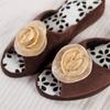 Rose Corsage Heel Slippers